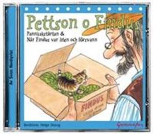 Pettson o Findus [Ljudupptagning] / av Sven Nordqvist. Pannkakstårtan ; & När Findus var liten och försvann