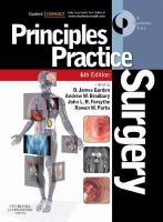 Principles and practice of surgery / edited by O. James Garden [and others].
