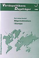 Högerextremism i Europa / Carl Johan Gardell