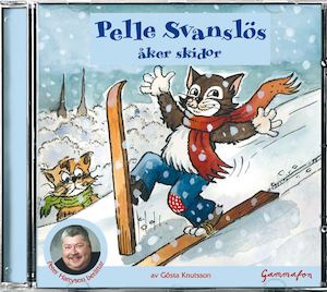 Pelle Svanslös åker skidor