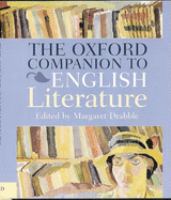 The Oxford companion to English literature